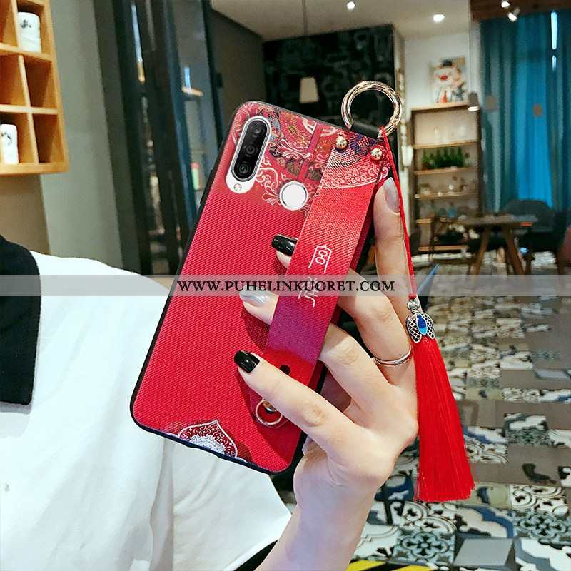 Kuori, Kuoret Huawei P30 Lite Xl Silikoni Suojaus Suuntaus Tummansininen Net Red Tummansiniset