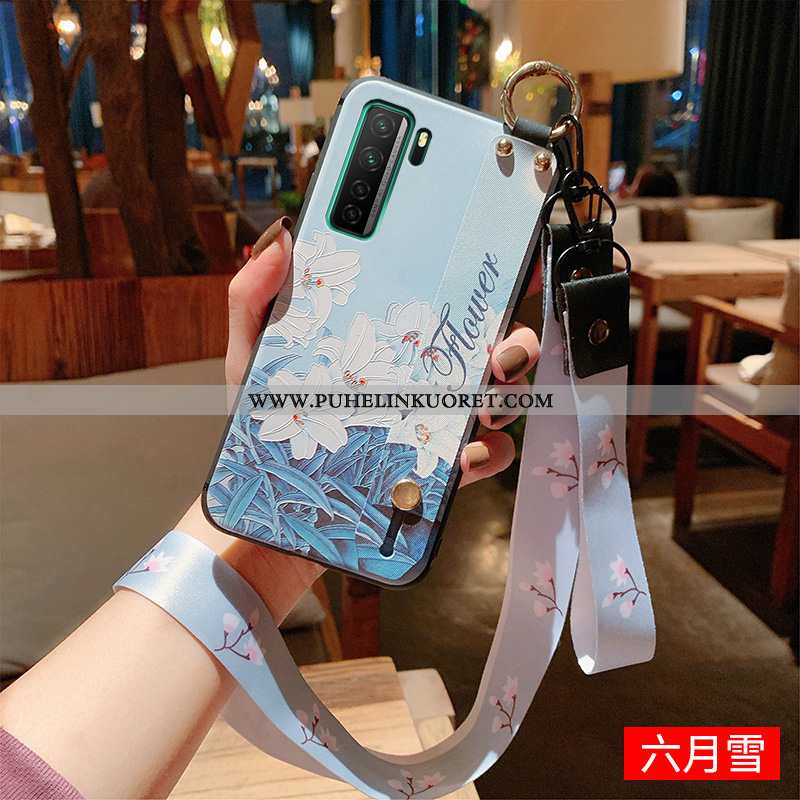Kuoret, Kotelo Huawei P40 Lite 5g Kohokuviointi Ripustettava Kaula Kiinalainen Tyyli Kuori Pehmeä Ne