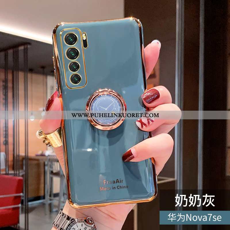 Kotelo, Kuori Huawei P40 Lite 5g Luova Suuntaus Ylellisyys Silikoni Sininen