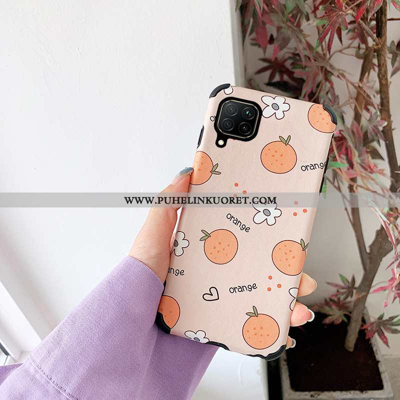 Kotelo, Kuori Huawei P40 Lite Silikoni Sarjakuva Puhelimen Rakastunut Pehmeä Neste Tummansiniset