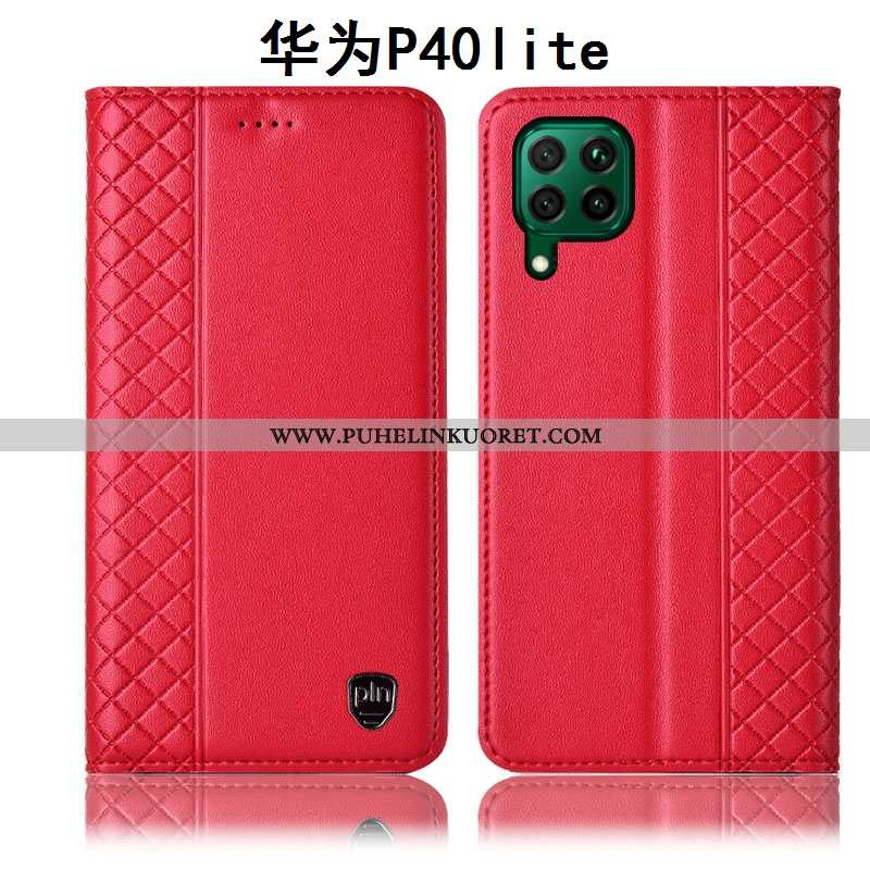 Kuori, Kuoret Huawei P40 Lite Suojaus Nahkakuori Kuori Murtumaton All Inclusive Keltaiset