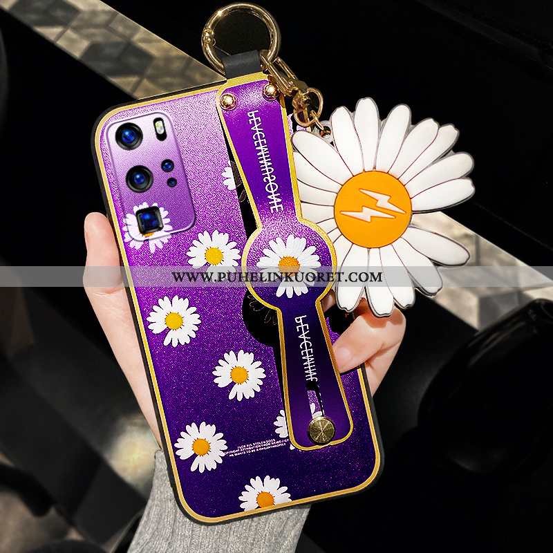 Kotelo, Kuori Huawei P40 Pro Valo Silikoni Suojaus Kotelo Ultra Violetti