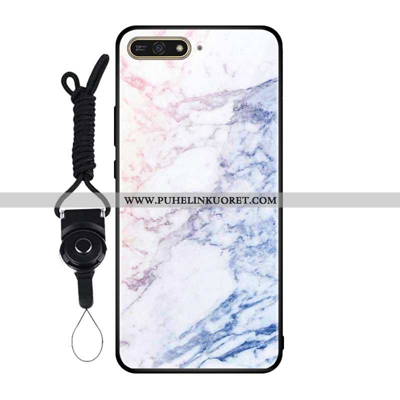 Kuoret, Kotelo Huawei Y6 2020 Suojaus Lasi Kuori Jauhe Malli Pinkki