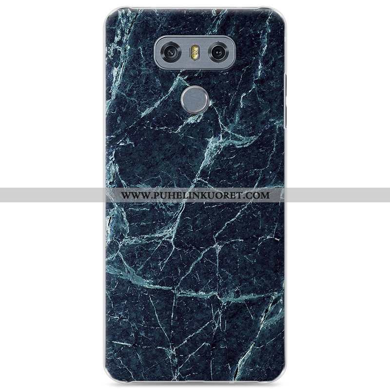 Kuori, Kuoret Lg G6 Suojaus Kukkakuvio Tummansininen Yksinkertainen Kuori Tummansiniset