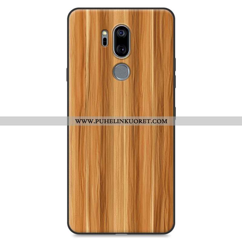 Kotelo, Kuori Lg G7 Thinq Pehmeä Neste Silikoni Puhelimen All Inclusive Murtumaton Khaki