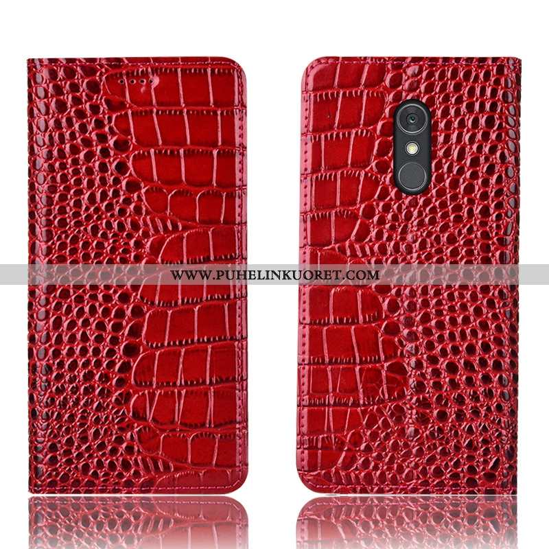 Kuori, Kuoret Lg Q Stylus Suojaus Nahkakuori Kuori Murtumaton Sininen