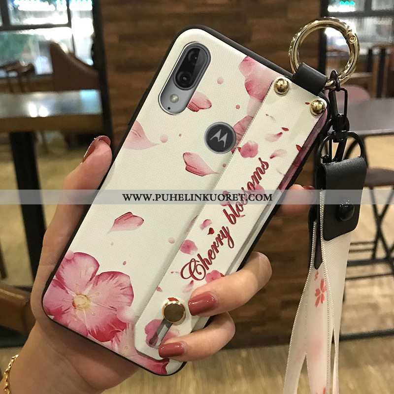 Kuoret, Kotelo Moto E6 Plus Suojaus Ripustettavat Koristeet Kustannukset Kuori Pehmeä Neste Tummansi