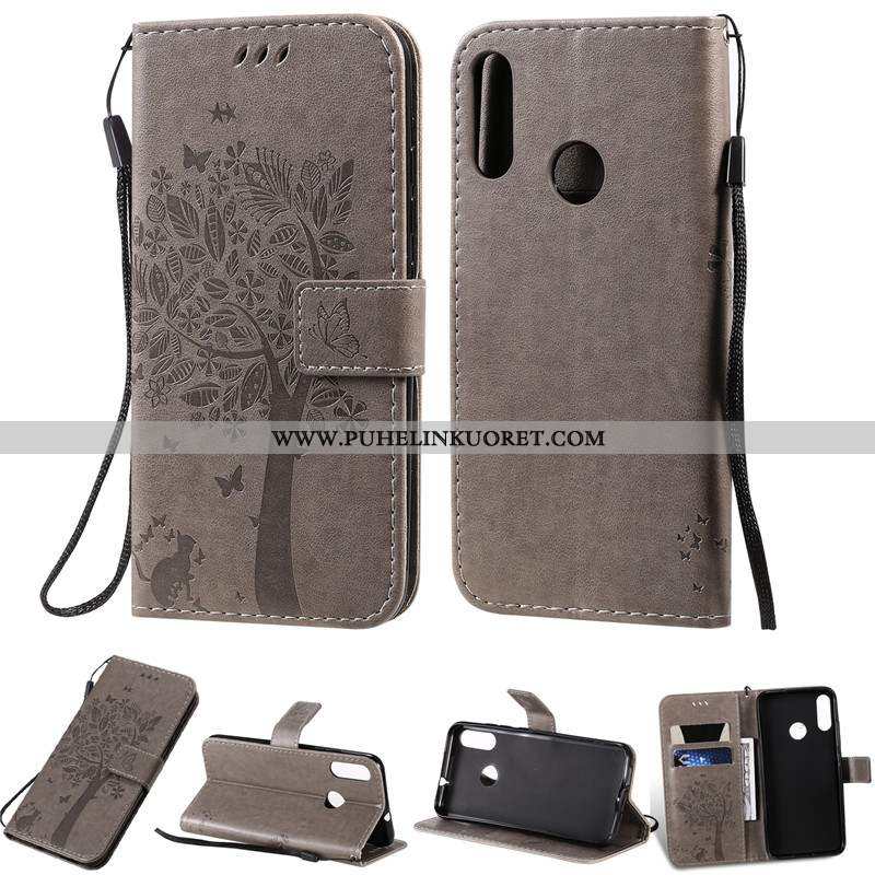 Kotelo, Kuori Moto E6 Plus Suojaus Nahkakuori Kuoret Murtumaton Kortti Pinkki