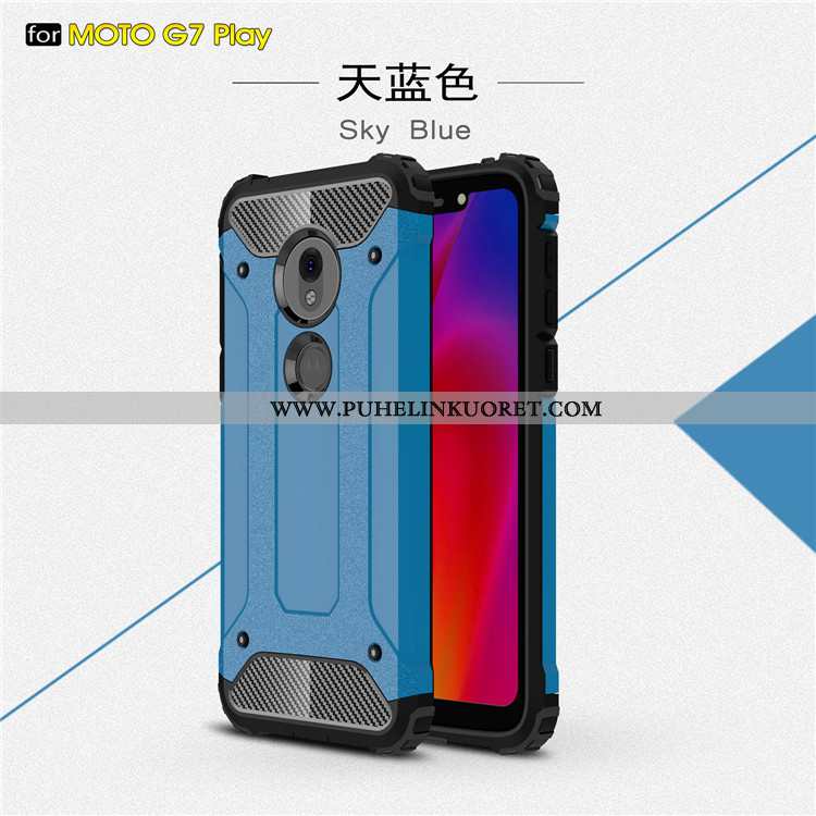 Kotelo, Kuori Moto G7 Play Suojaus Kotelo Puhelimen All Inclusive Punainen