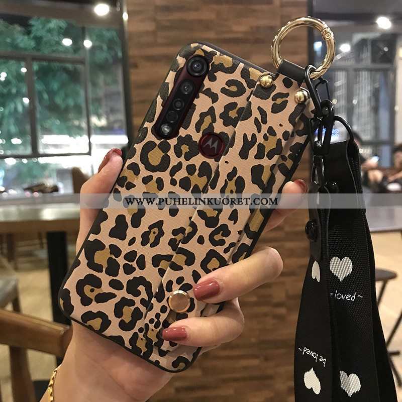 Kuoret, Kotelo Moto G8 Plus Suojaus Ripustettavat Koristeet Puhelimen Kuori Pinkki