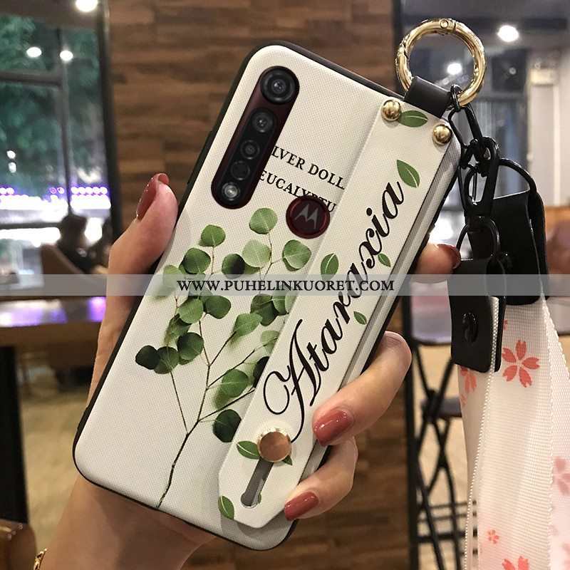 Kuoret, Kotelo Moto G8 Plus Suojaus Ripustettavat Koristeet Puhelimen Kuori Pinkki