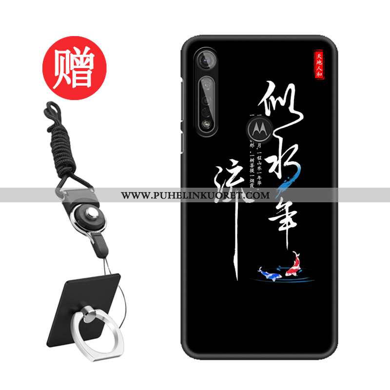 Kotelo, Kuori Moto G8 Plus Suuntaus Suojaus Sininen Malli Karkaisu