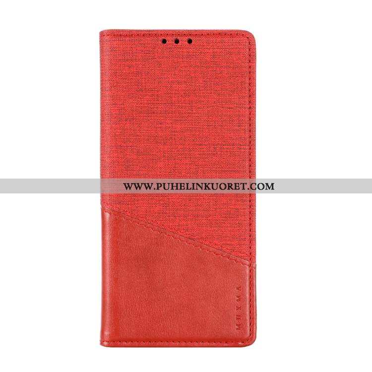 Kuoret, Kotelo Nokia 2.2 Nahkakuori Musta Simpukka Magneettinen Kortti Mustat
