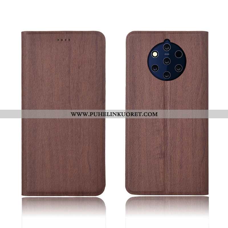 Kuoret, Kotelo Nokia 9 Pureview Suojaus Nahkakuori Kuori Simpukka Pinkki