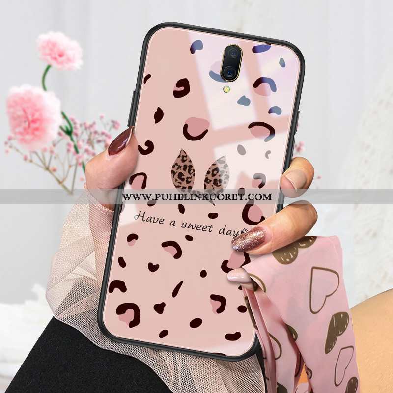 Kuoret, Kotelo Oneplus 7 Ripustettavat Koristeet Persoonallisuus All Inclusive Leopardi Kuori Pinkki