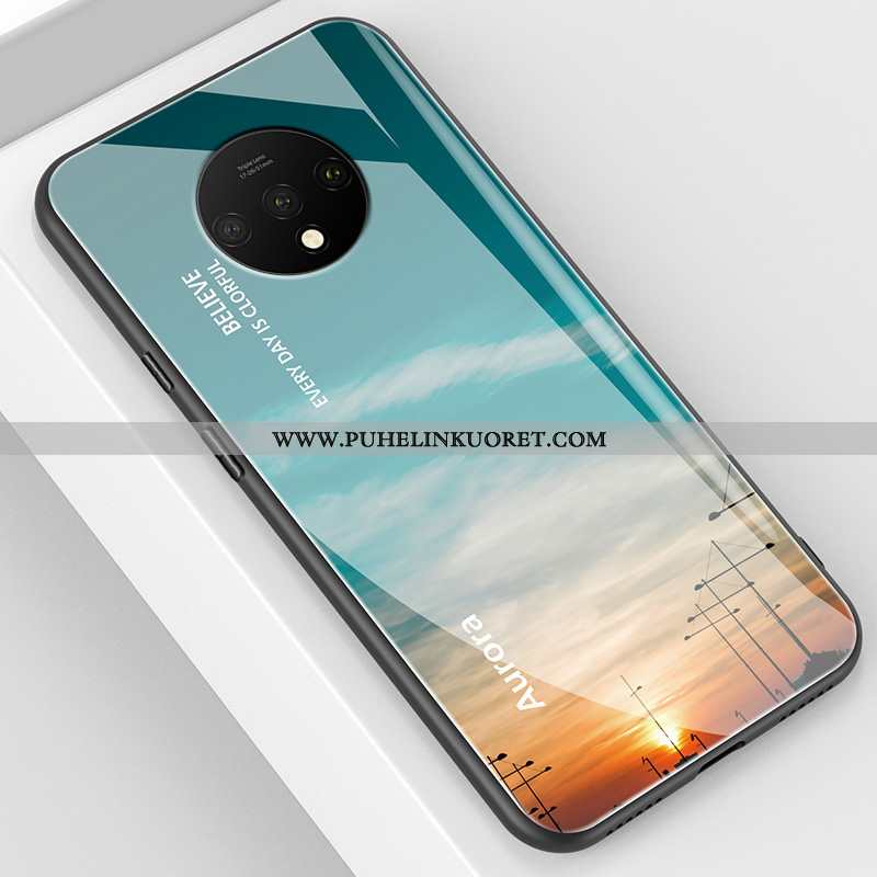 Kuoret, Kotelo Oneplus 7t Valo Silikoni Sininen Peili Net Red