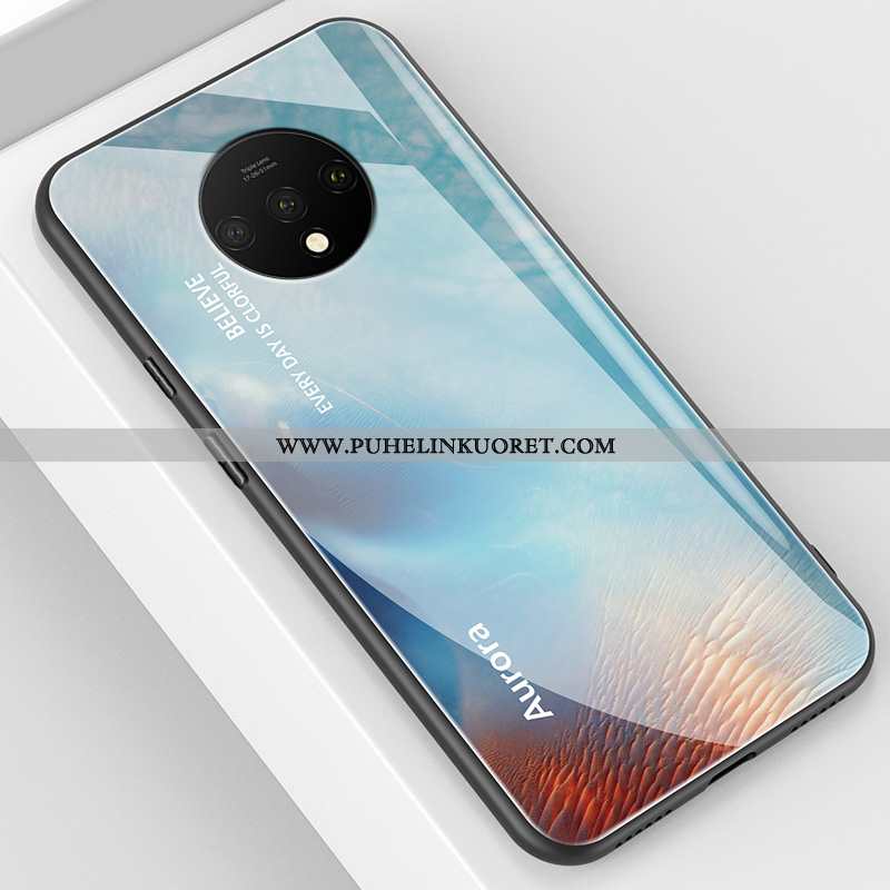 Kuoret, Kotelo Oneplus 7t Valo Silikoni Sininen Peili Net Red