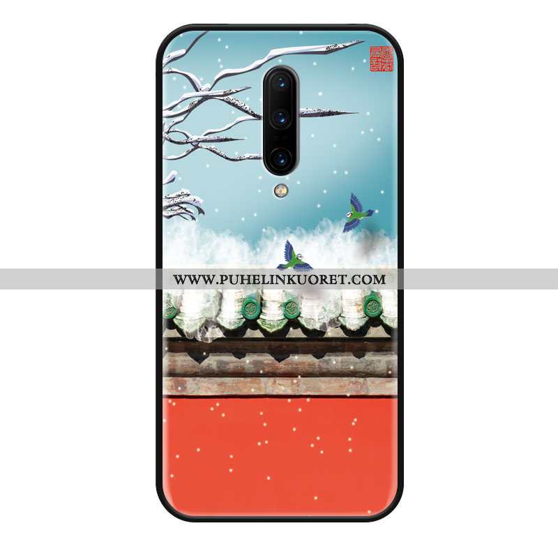 Kotelo, Kuori Oneplus 8 Vuosikerta Silikoni Kotelo Maalaus Sininen