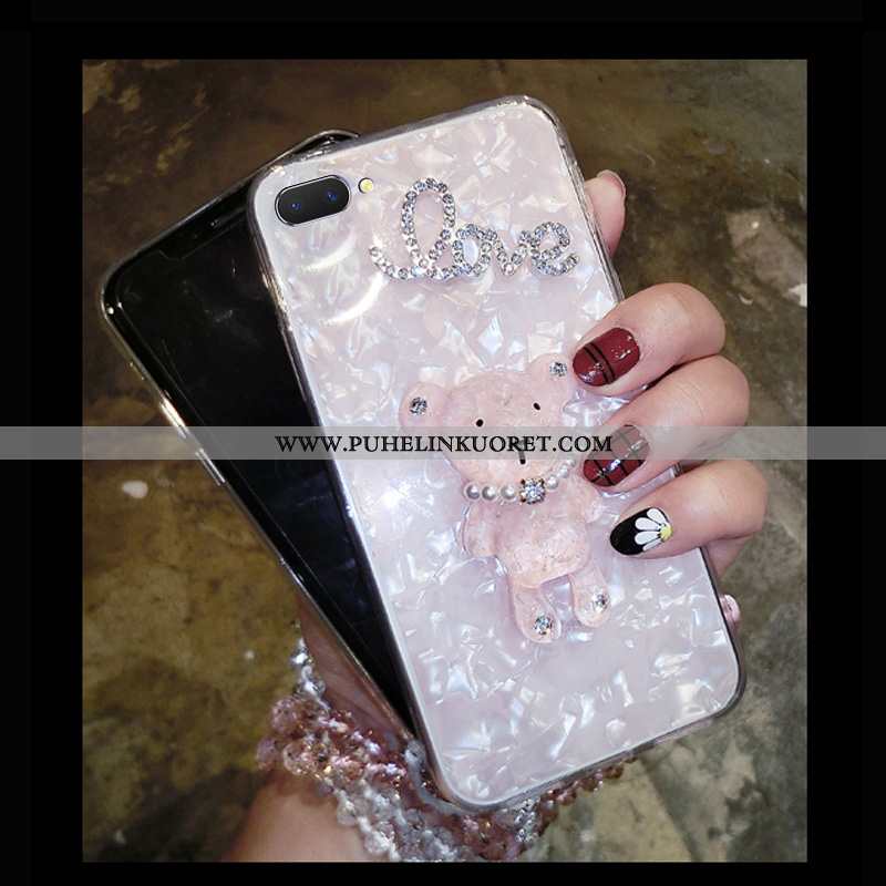 Kuori, Kuoret Oppo A5 Suuntaus Suojaus Rhinestone Inlay Puhelimen All Inclusive Valkoinen