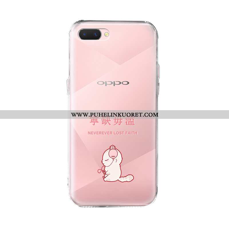 Kuori, Kuoret Oppo Ax5 Suojaus Läpinäkyvä Puhelimen Kuori Sarjakuva Pinkki