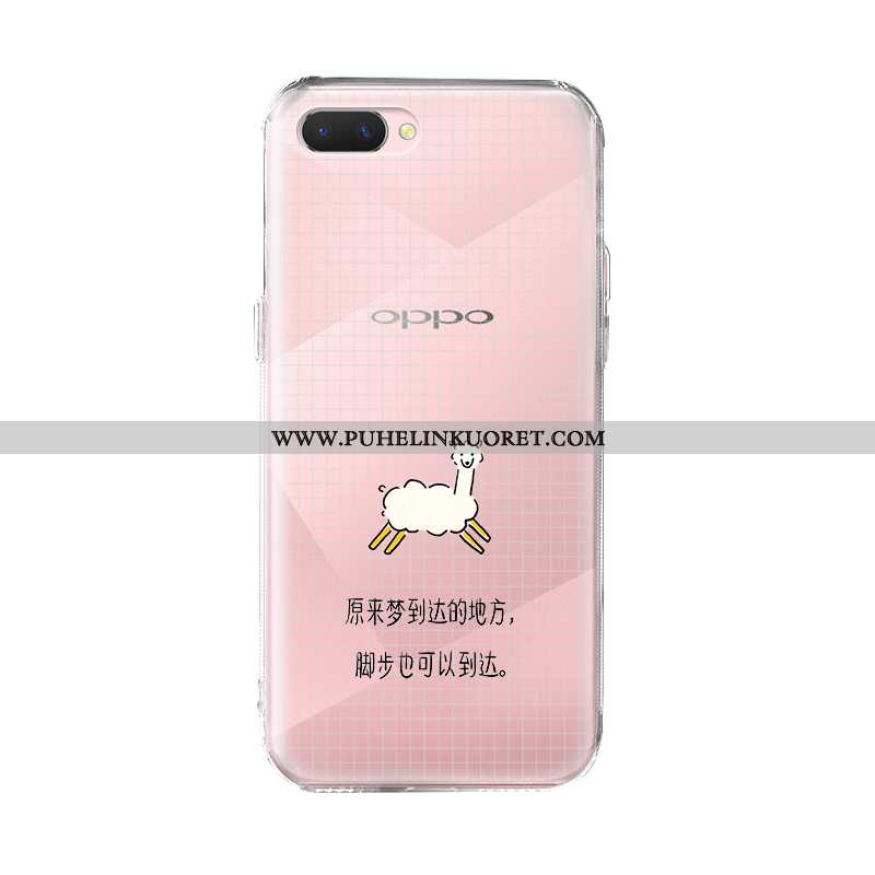 Kuori, Kuoret Oppo Ax5 Suojaus Läpinäkyvä Puhelimen Kuori Sarjakuva Pinkki