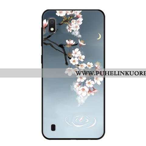 Kuori, Kuoret Samsung Galaxy A10 Suojaus Pesty Suede Kuori Sininen Tähti