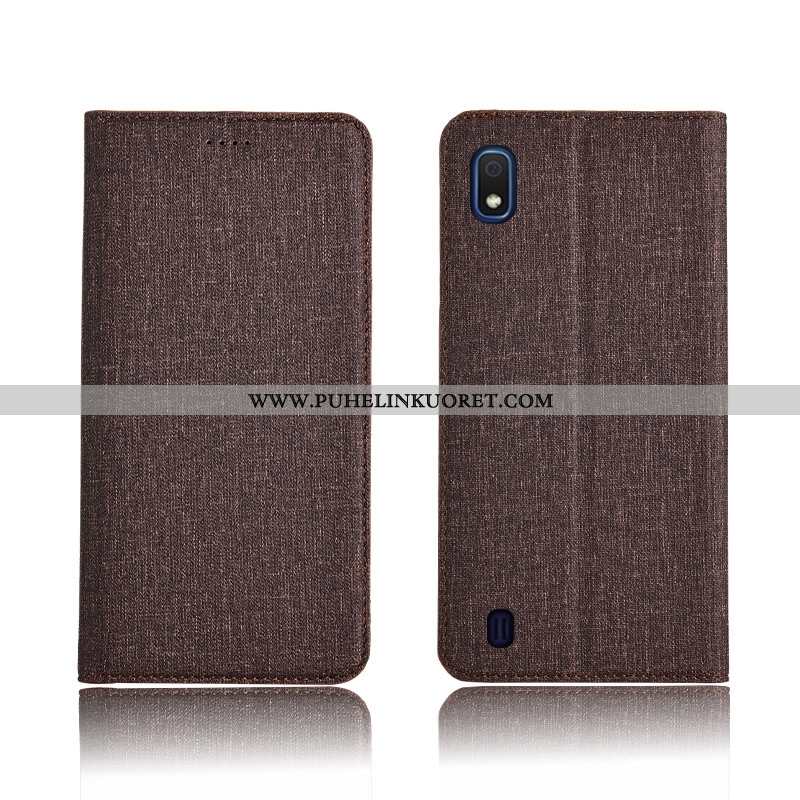 Kuoret, Kotelo Samsung Galaxy A10 Pehmeä Neste Silikoni All Inclusive Uusi Sininen