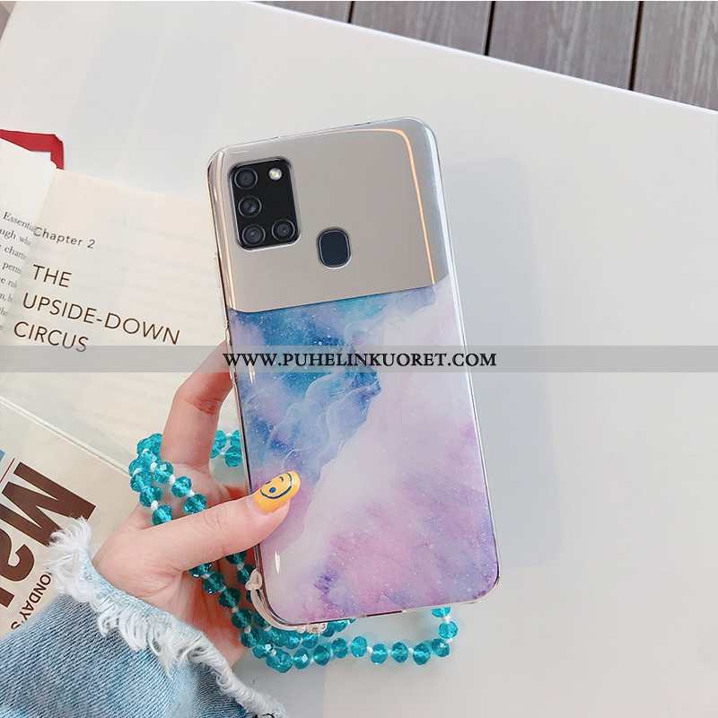 Kuori, Kuoret Samsung Galaxy A21s Suojaus Persoonallisuus Harmaa Puhelimen Peili