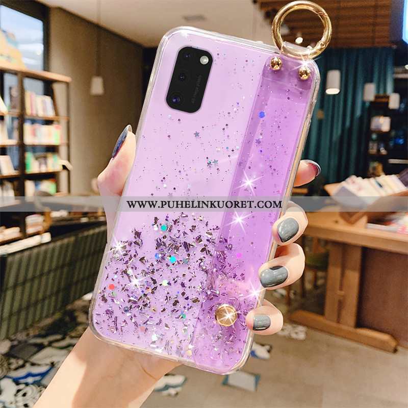 Kotelo, Kuori Samsung Galaxy A41 Pehmeä Neste Suojaus Jauhe All Inclusive Tuki Valkoinen