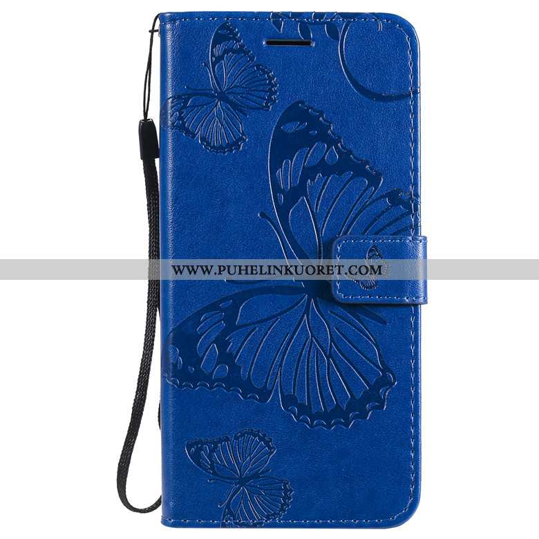 Kotelo, Kuori Samsung Galaxy A41 Suojaus Nahkakuori All Inclusive Simpukka Murtumaton Vihreä