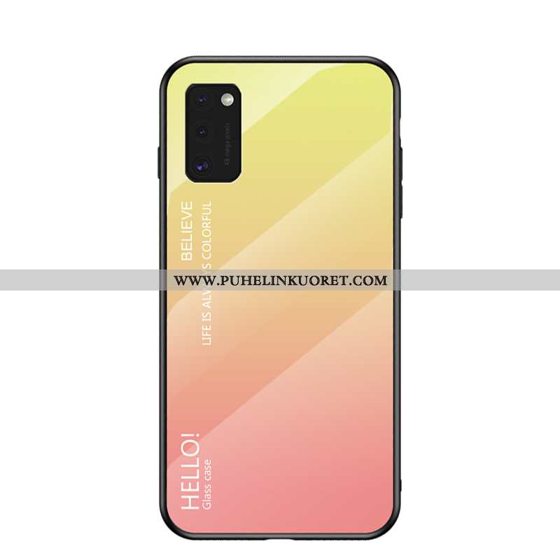 Kuori, Kuoret Samsung Galaxy A41 Tila Suuntaus Net Red Sininen Maalaus