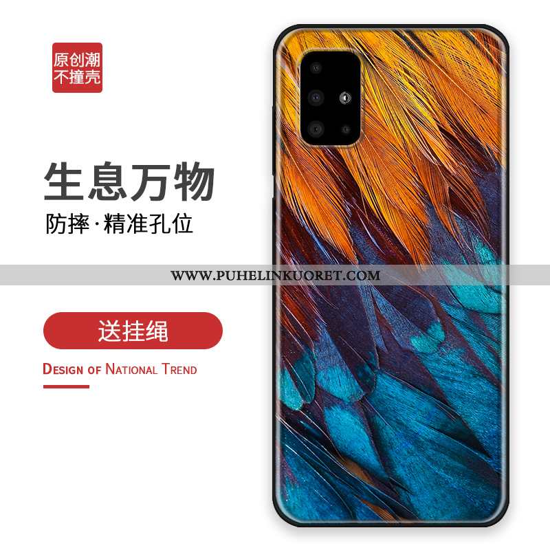 Kuoret, Kotelo Samsung Galaxy A51 Luova Silikoni Persoonallisuus Muokata All Inclusive Vihreä