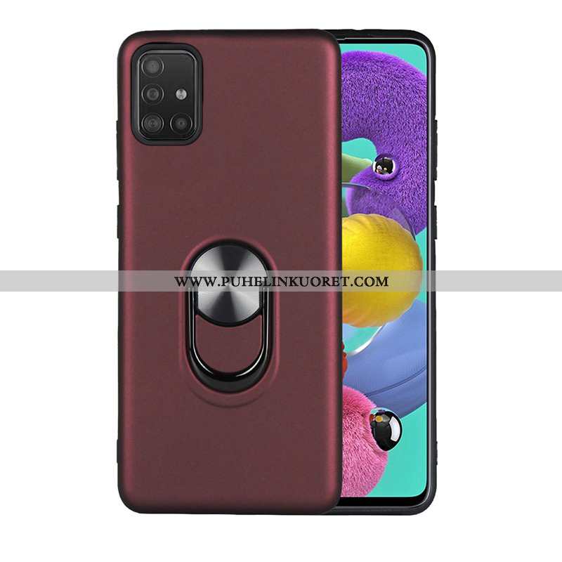 Kotelo, Kuori Samsung Galaxy A71 Suuntaus Silikoni Dekompressointi Rakastunut Tummansininen Tummansi