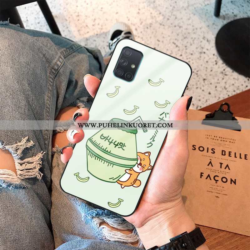 Kuoret, Kotelo Samsung Galaxy A71 Lasi Persoonallisuus All Inclusive Puhelimen Pieni Keltaiset
