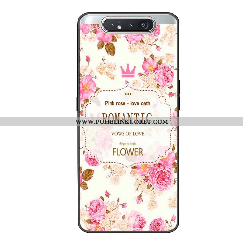 Kuori, Kuoret Samsung Galaxy A80 Silikoni Suojaus Kotelo Vihreä All Inclusive