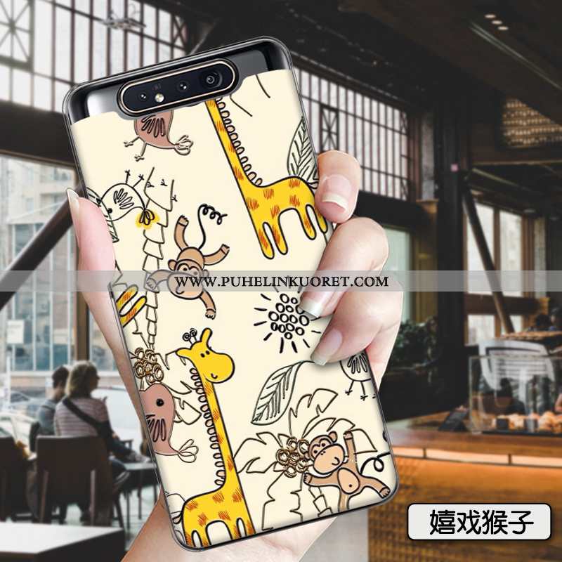 Kuoret, Kotelo Samsung Galaxy A80 Persoonallisuus Luova Tähti Rakastunut Pinkki