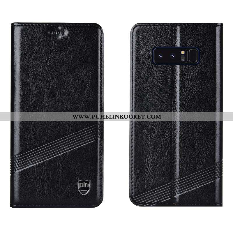 Kotelo, Kuori Samsung Galaxy Note 8 Suojaus Nahkakuori Tähti Kotelo All Inclusive Punainen