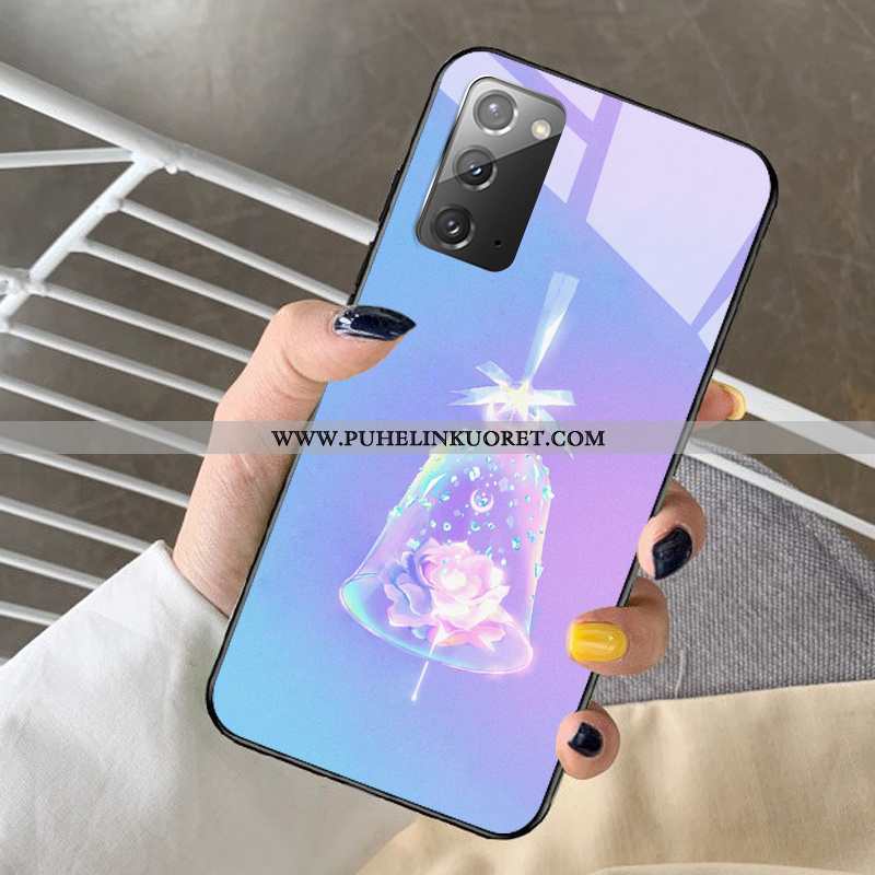 Kuoret, Kotelo Samsung Galaxy Note20 Suojaus Lasi Violetti Muokata Malli