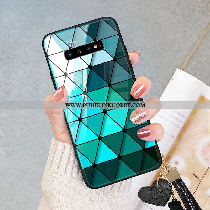 Kuoret, Kotelo Samsung Galaxy S10 Lasi Ripustettavat Koristeet Suuntaus Persoonallisuus Puhelimen Pu