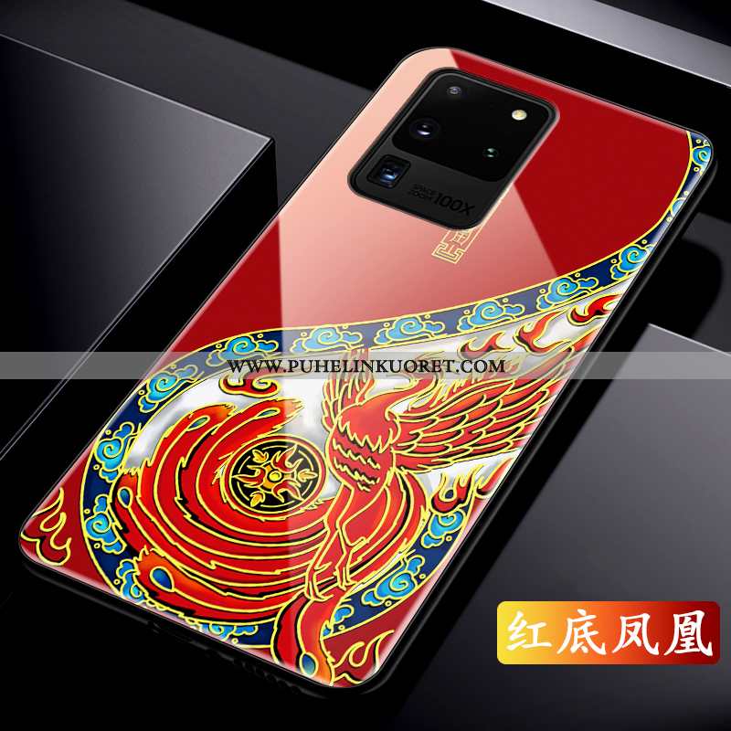 Kuoret, Kotelo Samsung Galaxy S20 Ultra Persoonallisuus Luova Kiinalainen Tyyli Net Red Ultra Punain