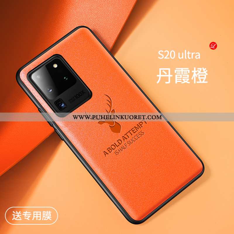 Kotelo, Kuori Samsung Galaxy S20 Ultra Silikoni Suojaus Oranssi Persoonallisuus