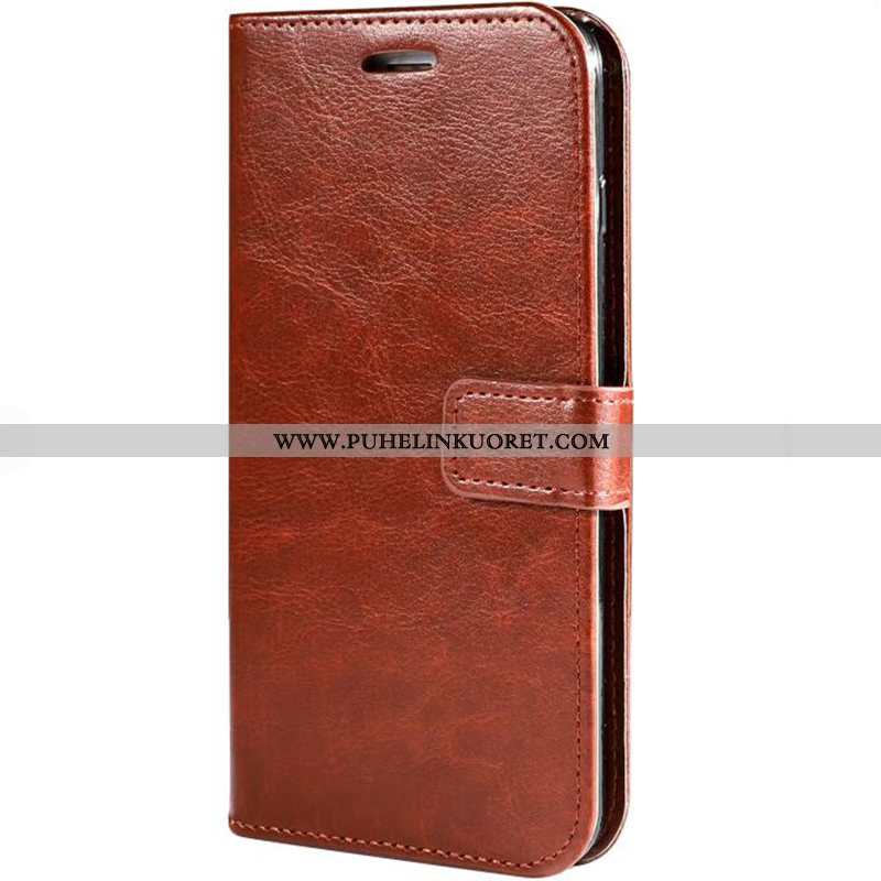 Kuoret, Kotelo Samsung Galaxy S20 Ultra Salkku Suojaus Puhelimen Simpukka Ruskea