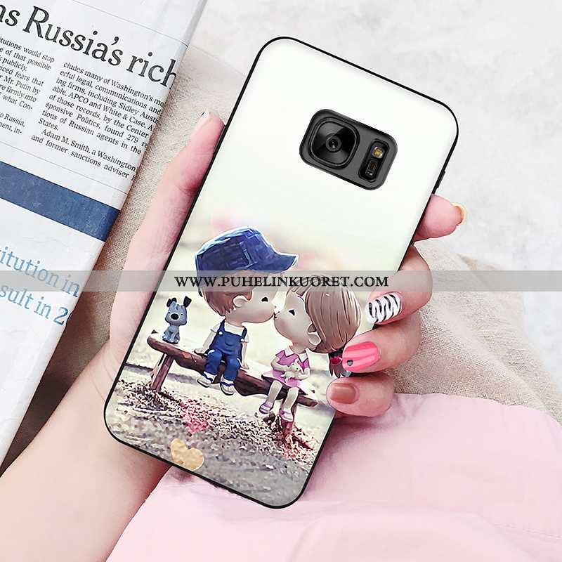 Kotelo, Kuori Samsung Galaxy S6 Pehmeä Neste Silikoni Suojaus Kotelo Pinkki
