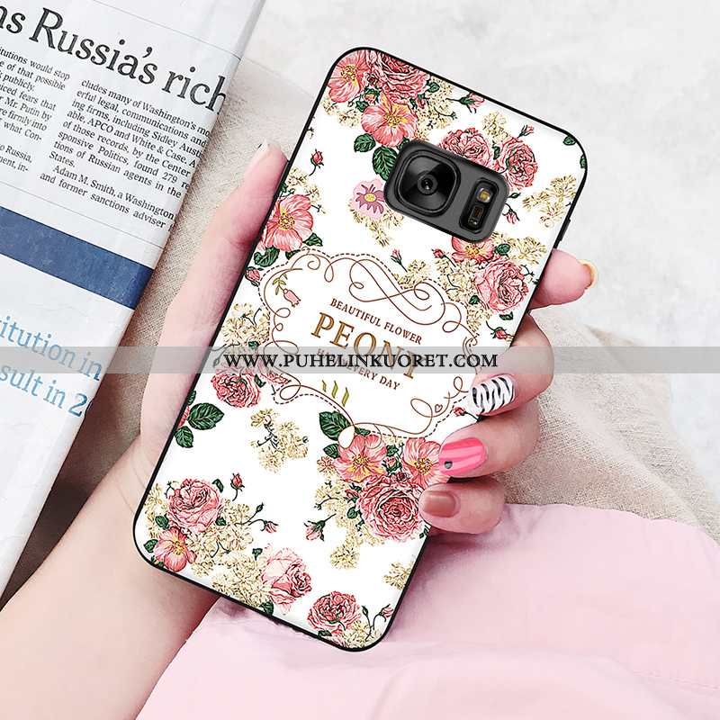 Kotelo, Kuori Samsung Galaxy S6 Pehmeä Neste Silikoni Suojaus Kotelo Pinkki