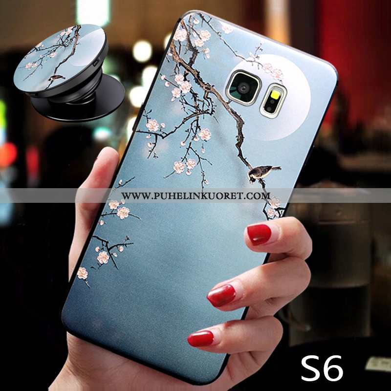 Kuoret, Kotelo Samsung Galaxy S6 Ripustettava Kaula Suuntaus Ultra Jauhe Valo Pinkki