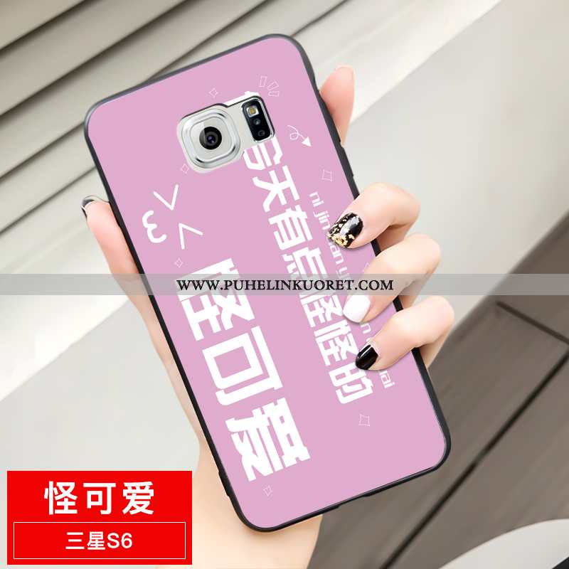 Kuori, Kuoret Samsung Galaxy S6 Sarjakuva Ihana Uusi Kuori Murtumaton Sininen