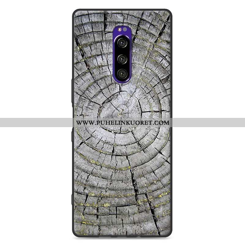 Kotelo, Kuori Sony Xperia 1 Pehmeä Neste Silikoni Puhelimen Kotelo Valkoinen