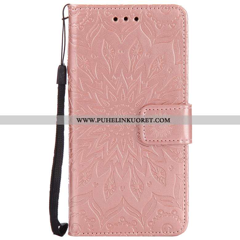 Kuori, Kuoret Sony Xperia Xa1 Nahkakuori Salkku Jauhe Kuori Suojaus Pinkki