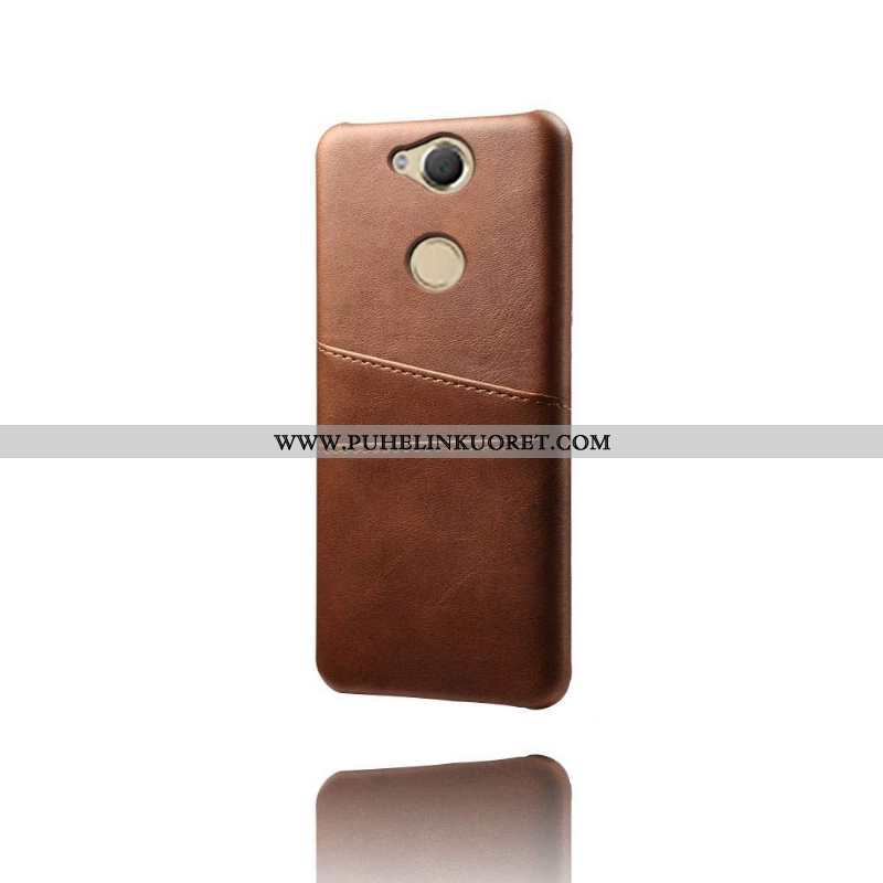 Kuoret, Kotelo Sony Xperia Xa2 Ultra Nahka Kuori Kova Puhelimen Vihreä