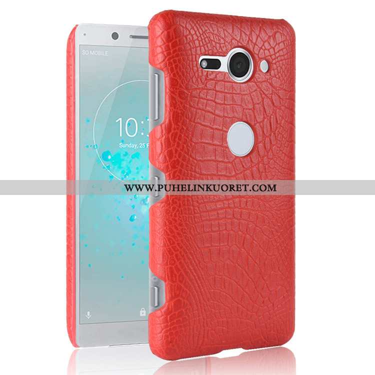 Kuori, Kuoret Sony Xperia Xz2 Compact Kukkakuvio Vuosikerta Puhelimen Musta Kotelo Mustat